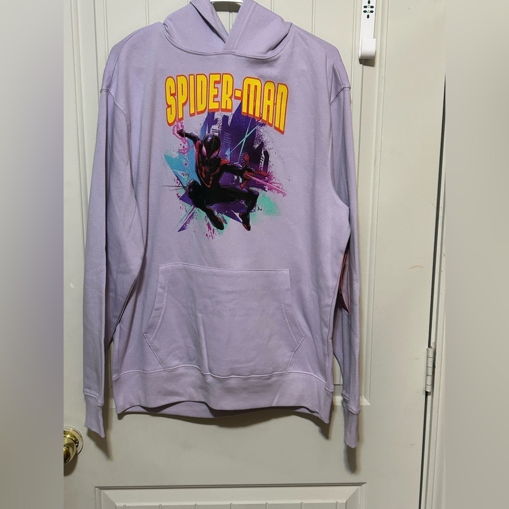 Old Navy Spider-Man Graphic Hoodie - Lavender
